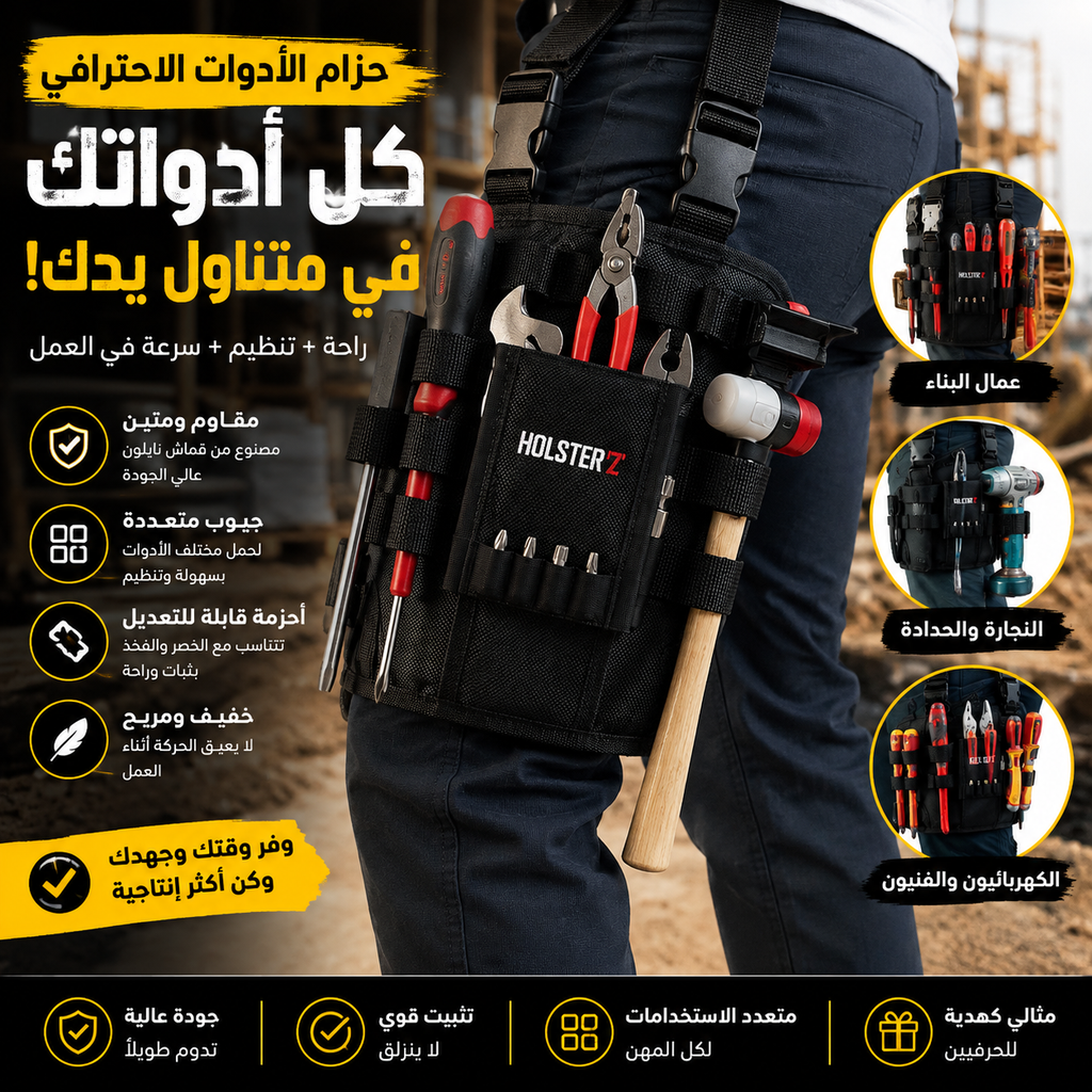 ProTool™ — حزام الأدوات الاحترافي
