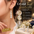 ✨ Crystal Twist™ | أقراط الكريستال الملتفّة الفاخرة